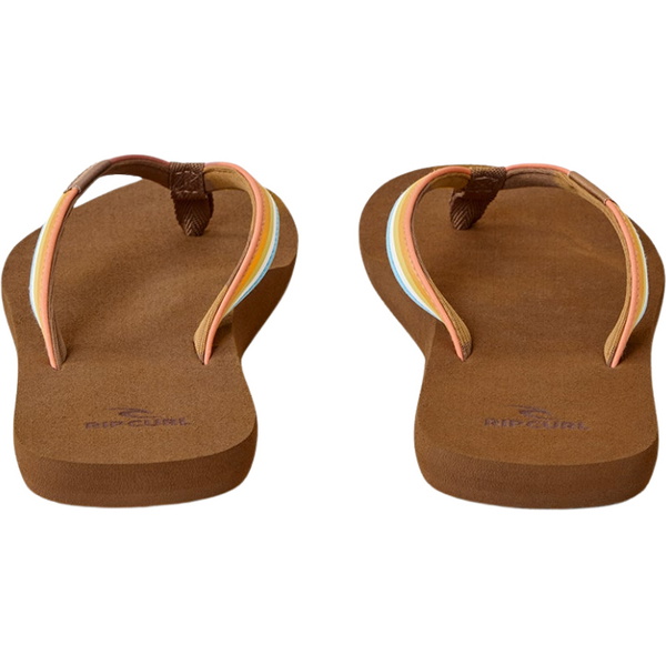 2026 Rip Curl Womens Freedom Bloom Open Toe Flip Flops 183WOT - Multicolor
